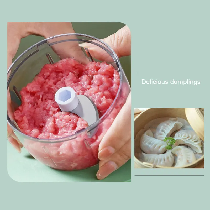 

Electric Mini Garlic Chopper Vegetable Food Mincer USB Rechargeable for Home XR-Hot