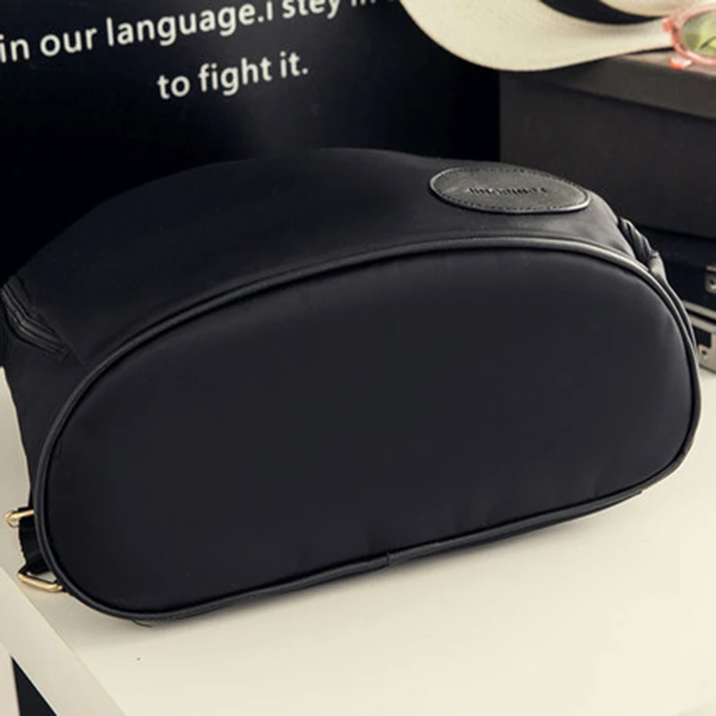 

Women street fashion bags ladies leisure Casual Waterproof backpack Teenage girls nylon Oxford cloth bag Black Purple Mochilas