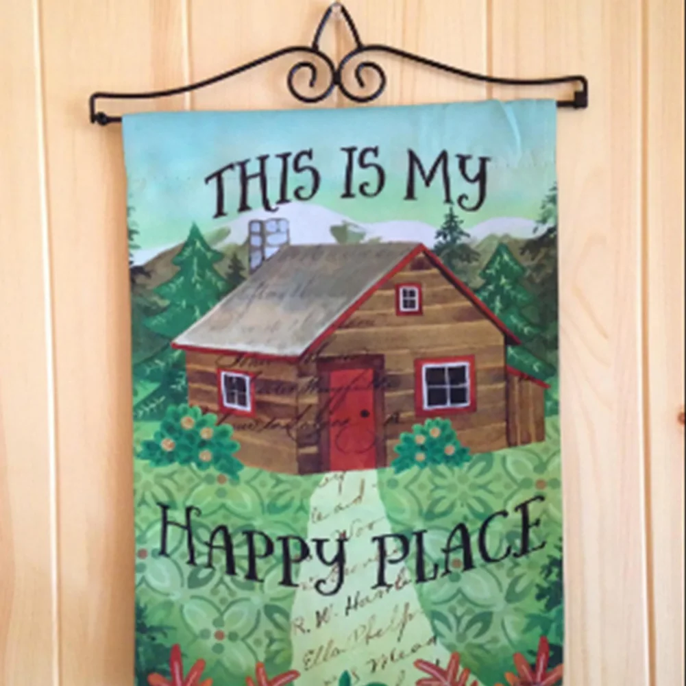 Домашний декор баннер для внутренней наружной установки Железный Держатель