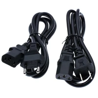 1 2m euus plug ac power supply adapter cord cable lead 3 prong for laptop charger power cords 1000w