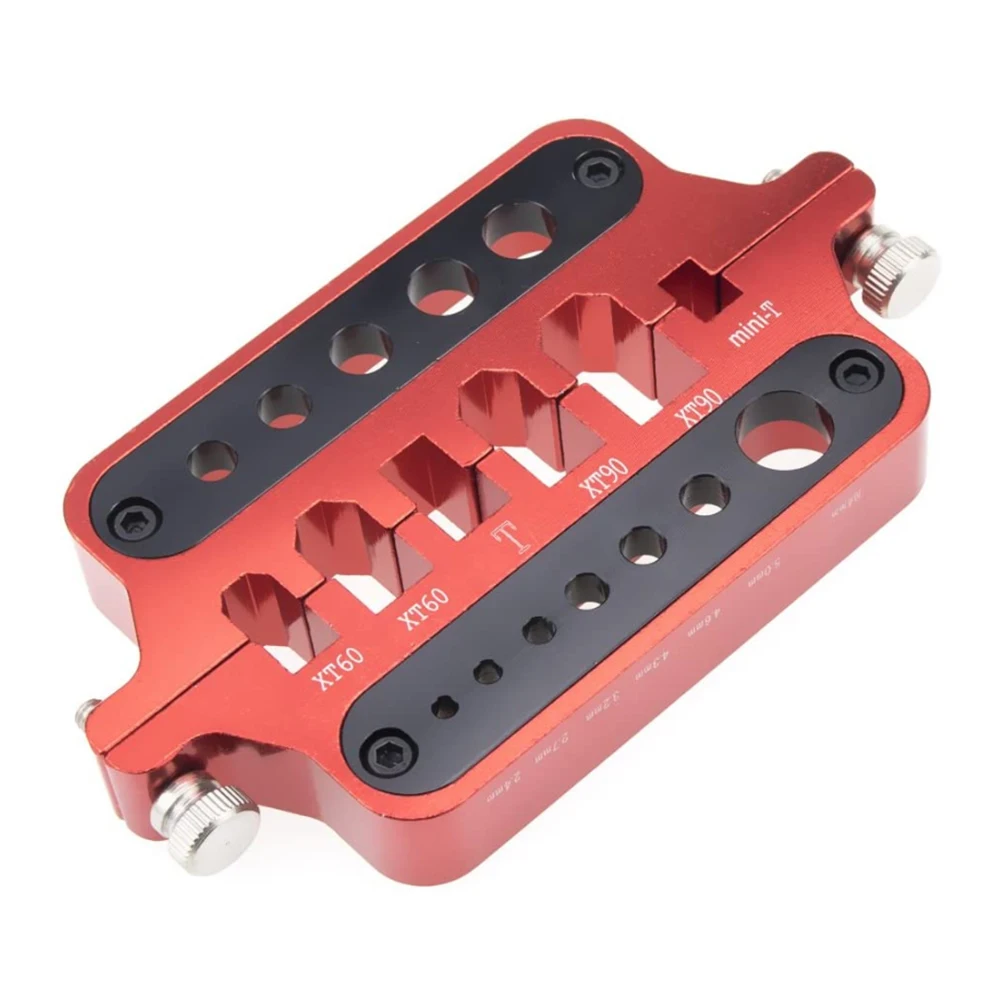 

RC Soldering Station Jig Aluminum Welding Insulate Station RC Hobby Tool For XT60 XT90 Mini T Deans Banana Connectors Plugs