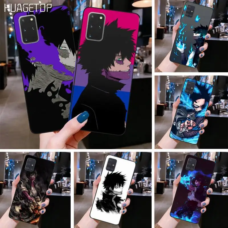 HUAGETOP Dabi Boku no My Hero Академия аниме черный чехол для телефона Samsung S20 plus Ultra S6 S7 edge S8 S9 S10