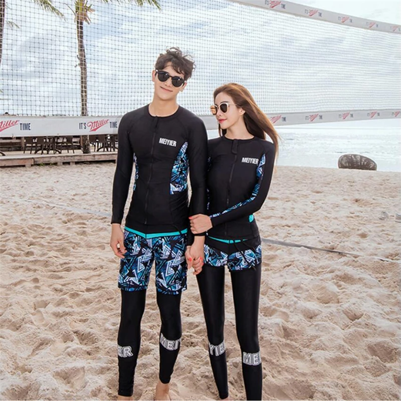 2020 Семейные сочетающиеся купальные костюмы для серфинга матери и дочери/Отца