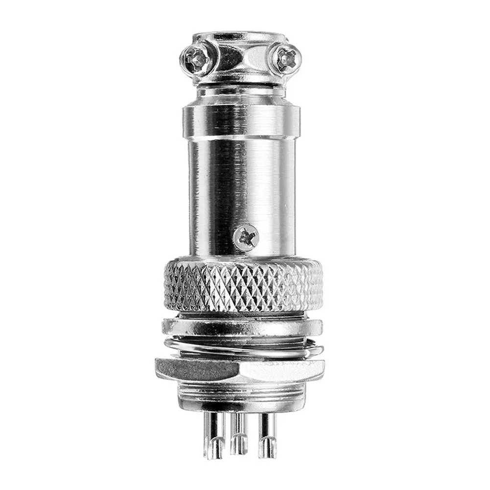 

10pcs 12mm Wire Cable Panel Connector Female Male Electric Welding Connector Plug Socket Metal Aviation Plug Circular Connector