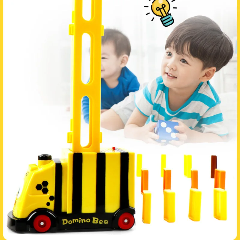 104 шт поезд электрический домино модель автомобиля автоматическая установка