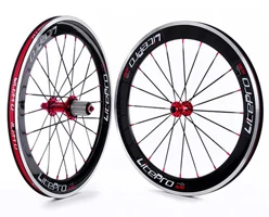 Litepro 406 451 20 Inch Folding Bike Wheelset 4 Bearing Double Wall Alloy 16/20 Hole Rim SP8 Vp18 Folding Road Bicycle Wheel Set