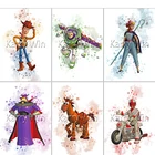 5D алмазная живопись сделай сам История игрушек, вышивка Вуди, Базз, светильника, искусство, вышивка крестиком, полный квадратный квадрат, хобби, подарок, мозаика, украшение для дома