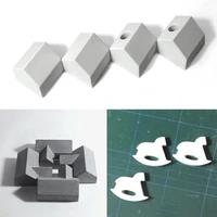 house design cement pen holder silicone mold trojan ornaments mold concrete stationery rack birthday gift silicone mold
