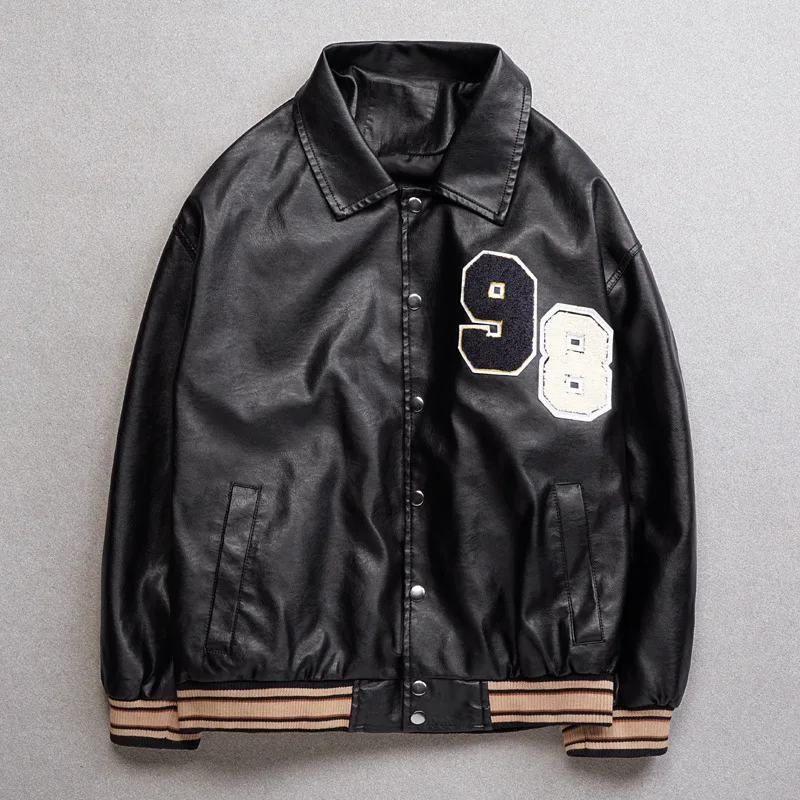 Осень-зима Новый Классический бренд Мужская куртка-бомбер Босоножки из