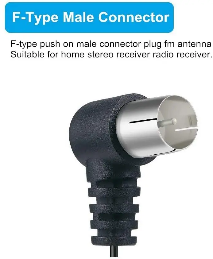 FM-антенна антенна для внутреннего интерьера F-типа папа 75 Ом радиокоаксиальная