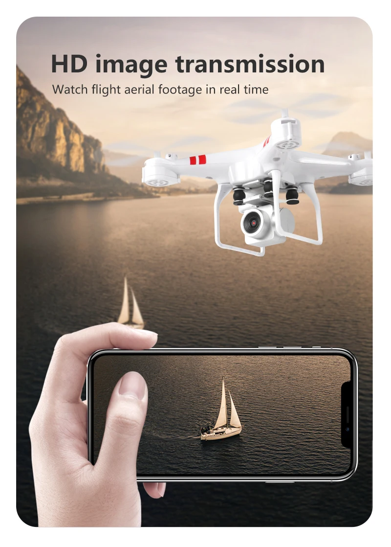 KY101D Дрон 4k камера HD Wifi Трансмиссия fpv Дрон с воздушным давлением фиксированная высота четырехосный Самолет RC вертолет Дрон камера