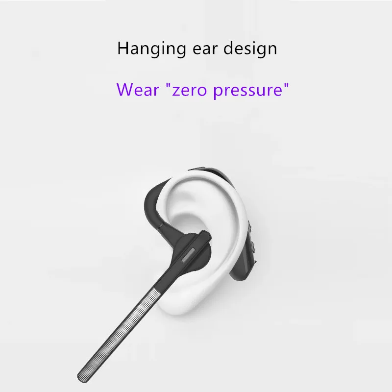 

Wireless Bluetooth Earphones Stereo Headset Single Handsfree with Microphone Business Bluetooth Headphones For Driving