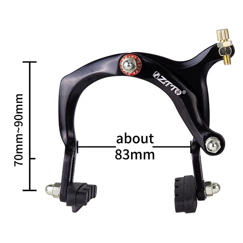 

2021 New 1 Pair Bike Brakes Long Arm Road Bike C Shape Mechanical Dual-Pivot Brake Set Repair Parts Accessory