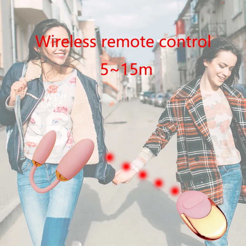 Беспроводной пульт дистанционного управления для женщин прыгающее яйцо