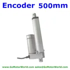 Линейный привод, 12 В, 24 В, 500 мм, нагрузка Н, 80 ммсекция