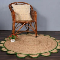 jute rug 100 natural woven handmade living modern area rug home decoration rug home living room decoration