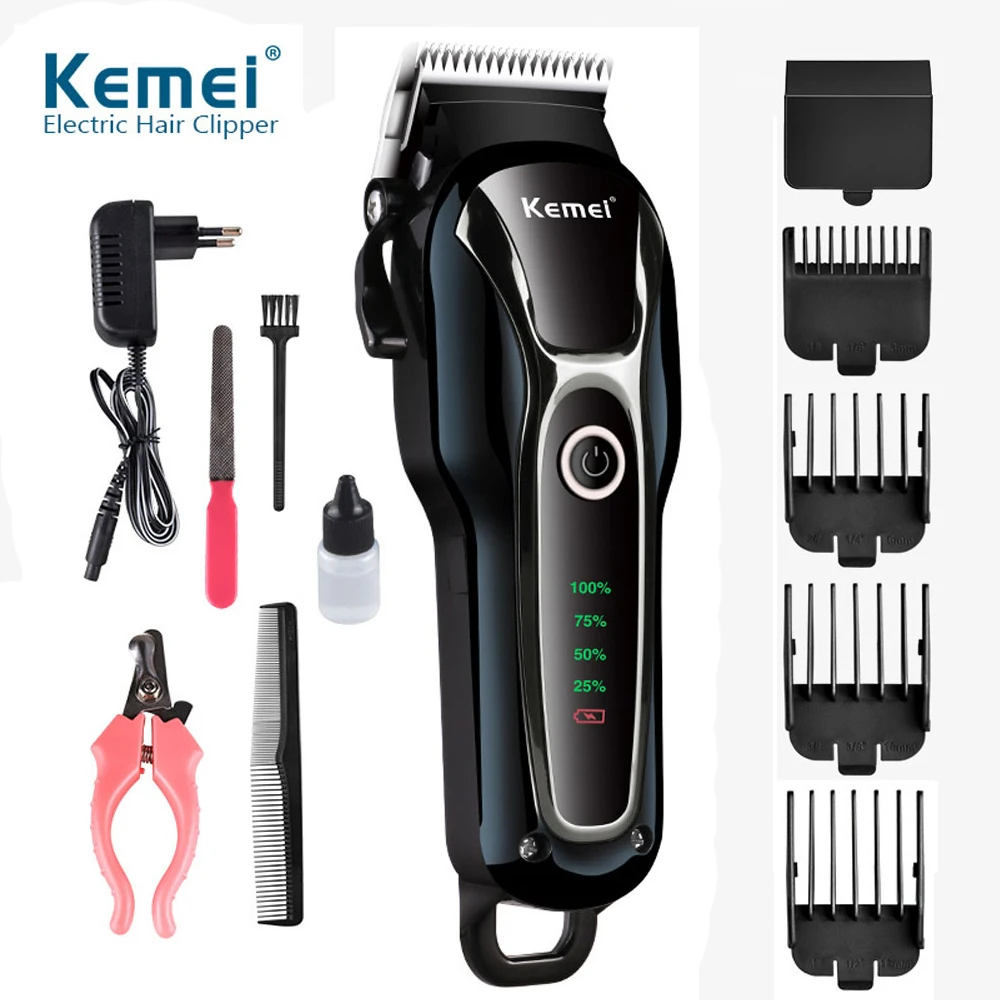 Машинка для стрижки домашних животных 100 240 В С Ножницами|Триммеры собак| |