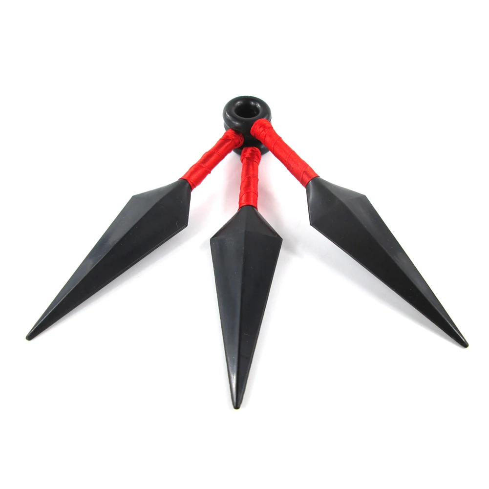 

ELBCOS Boruto Sasuke Kakashi Sakura Didara Hidan Itachi Orochimaru Ninja Cosplay Kunai 3pc/set