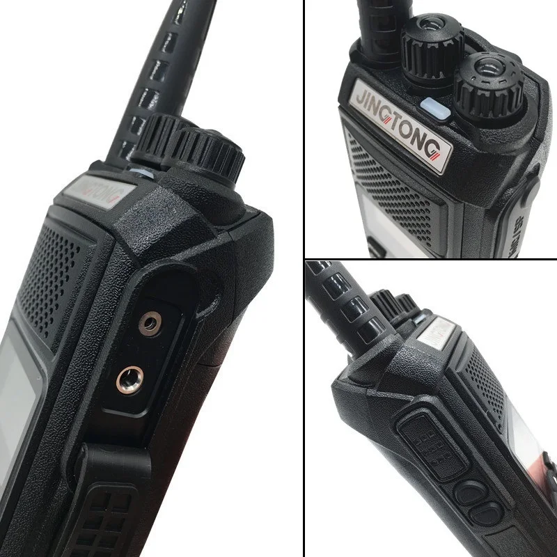 Портативная рация высокой мощности 12 Вт JINGTONG приемопередатчик радиостанция VHF UHF