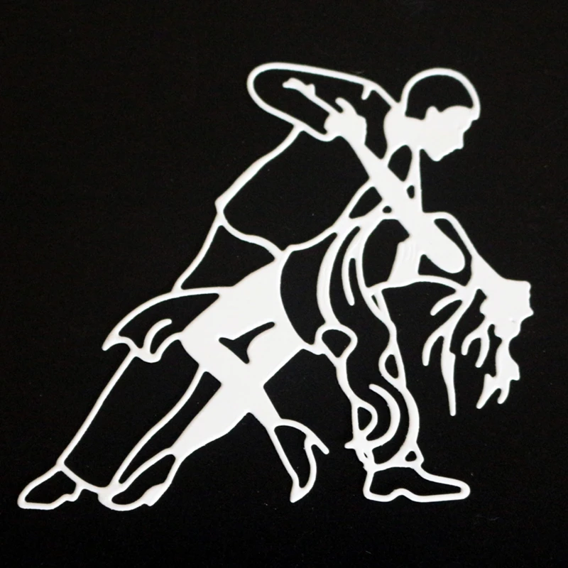 YINISE металлические режущие штампы для трафареты скрапбукинга любовь танцор