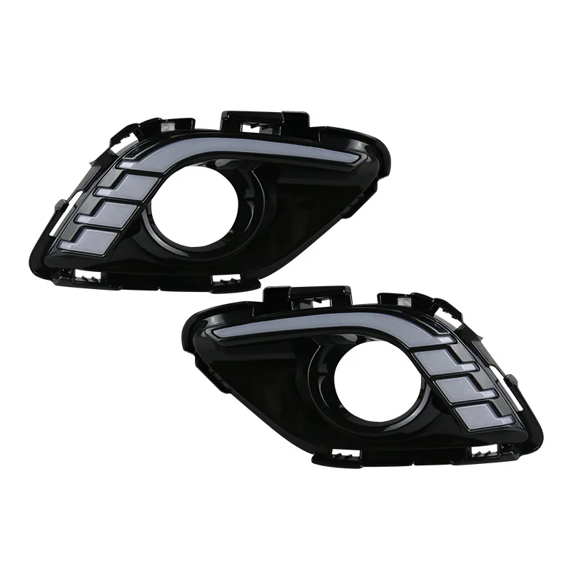 

Car 2 Pcs DRL For Mazda 6 Mazda6 Atenza 2013 2014 2015 LED DRL Daytime Running Lights Daylight Fog light cover