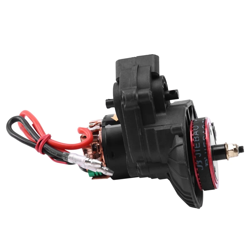

for 1/10 RC Crawler Axial SCX10 90046 Upgrade Parts Belt Drive Transmission Gear Gearbox with 540 55T Motor