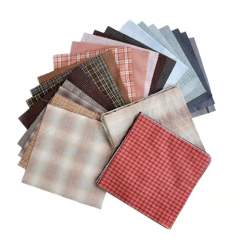 Японская окрашенная в пряжку ткань ручной работы сделай сам пэчворк 100%