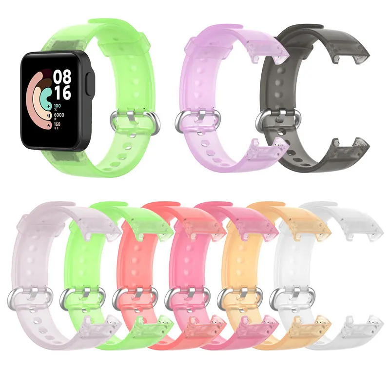 

Прозрачный ремешок из ТПУ для смарт-часов, сменный ремешок для Xiaomi Mi Watch Lite, аксессуары для часов Redmi