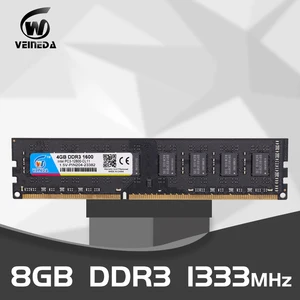 veineda memory 8gb 16gb ddr3 2x8gb dimm ram ddr3 1333 1600mhz pc3 12800 240pin 1 5v for intel amd desktop free global shipping