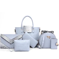 2020 designer handbag set ladies shoulder bag set 6pcs wallet fashion leather crossbody luxury brand evening purse