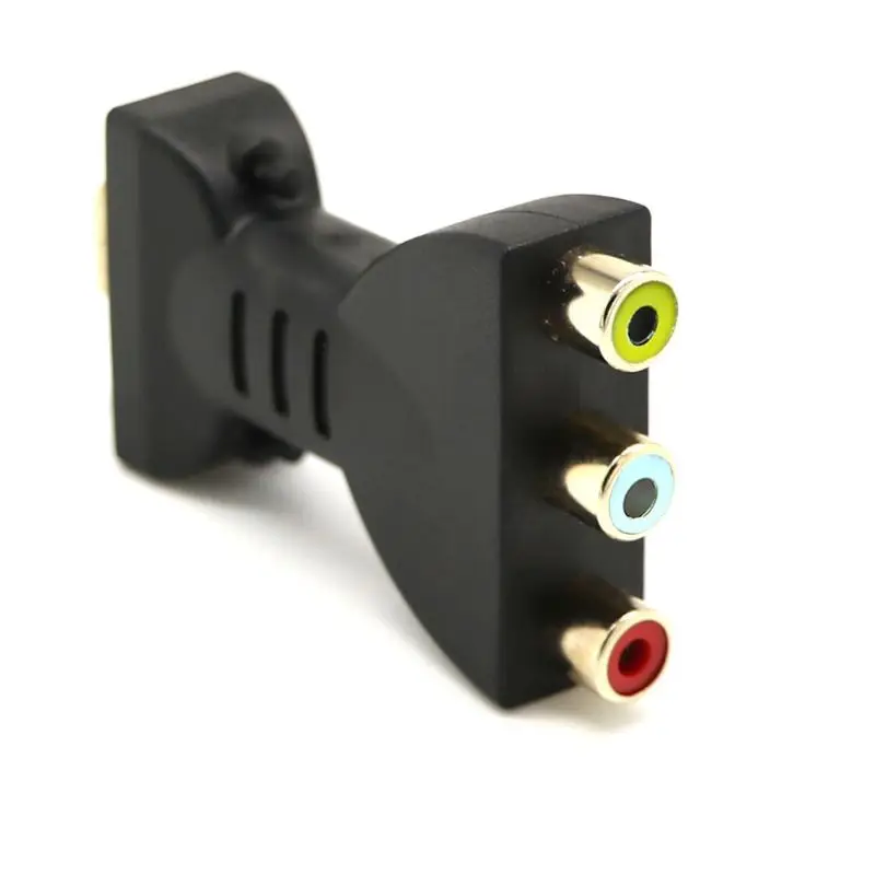 

HDMI-compatible Male to 3 RCA Female Audio Video Adapter Composite AV Converter for TV DVD 720p and 1080p digital signals