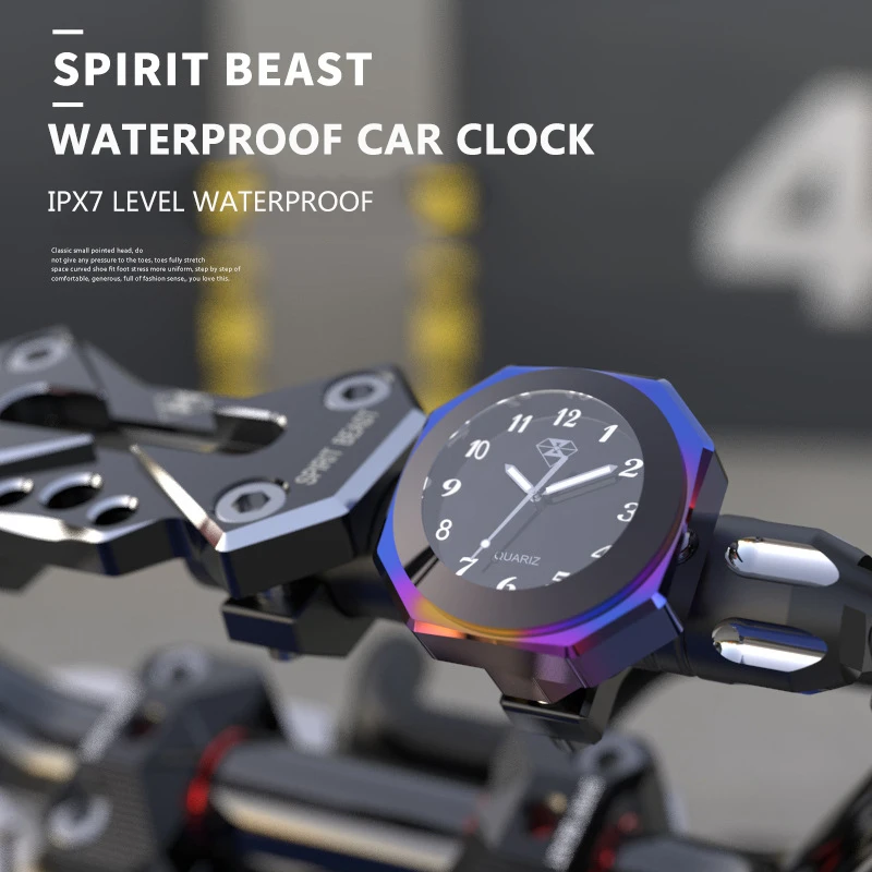 

Часы на руль мотоцикла SPIRIT BEAST универсальные водонепроницаемые аксессуары для модификации мотоцикла температурные часы