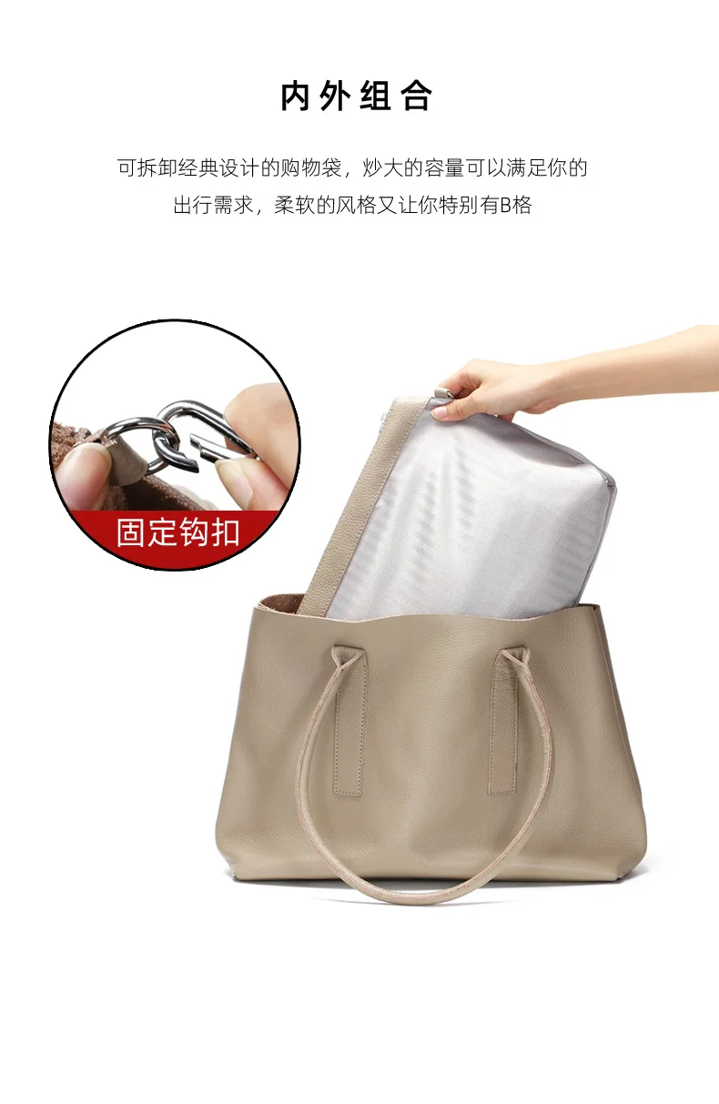 

Large-capacity bags female 2021 new one-shoulder handbag all-match ins shopping bag tote bag bags