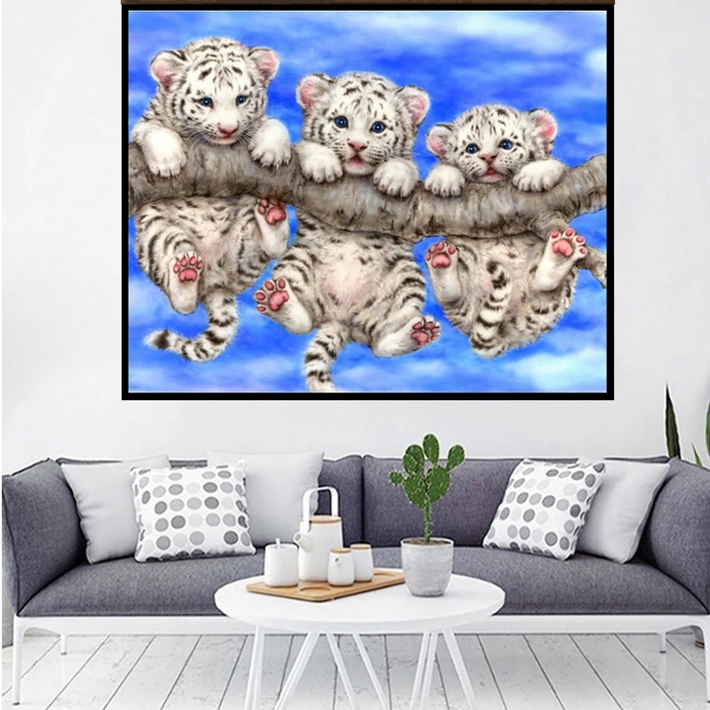 3d мозаичная картина для вышивки алмазным рисунком собак | Дом и сад