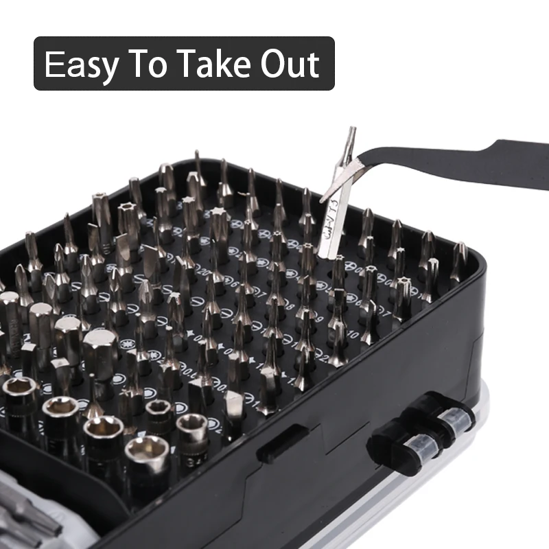 JUNEFOR Screwdriver Set 138 In 1 Magnetic Torx Phillips Screw Bits Kit Hand Tool Screwdrivers Wrench Repair Phone PC Tools | Инструменты