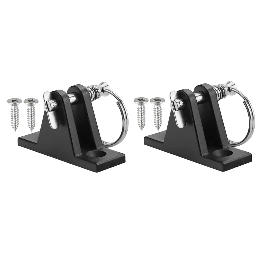 

2 Piece Boat Marine Deck Hinge Mount Bimini Top Deck Hinges Fitting Hardware