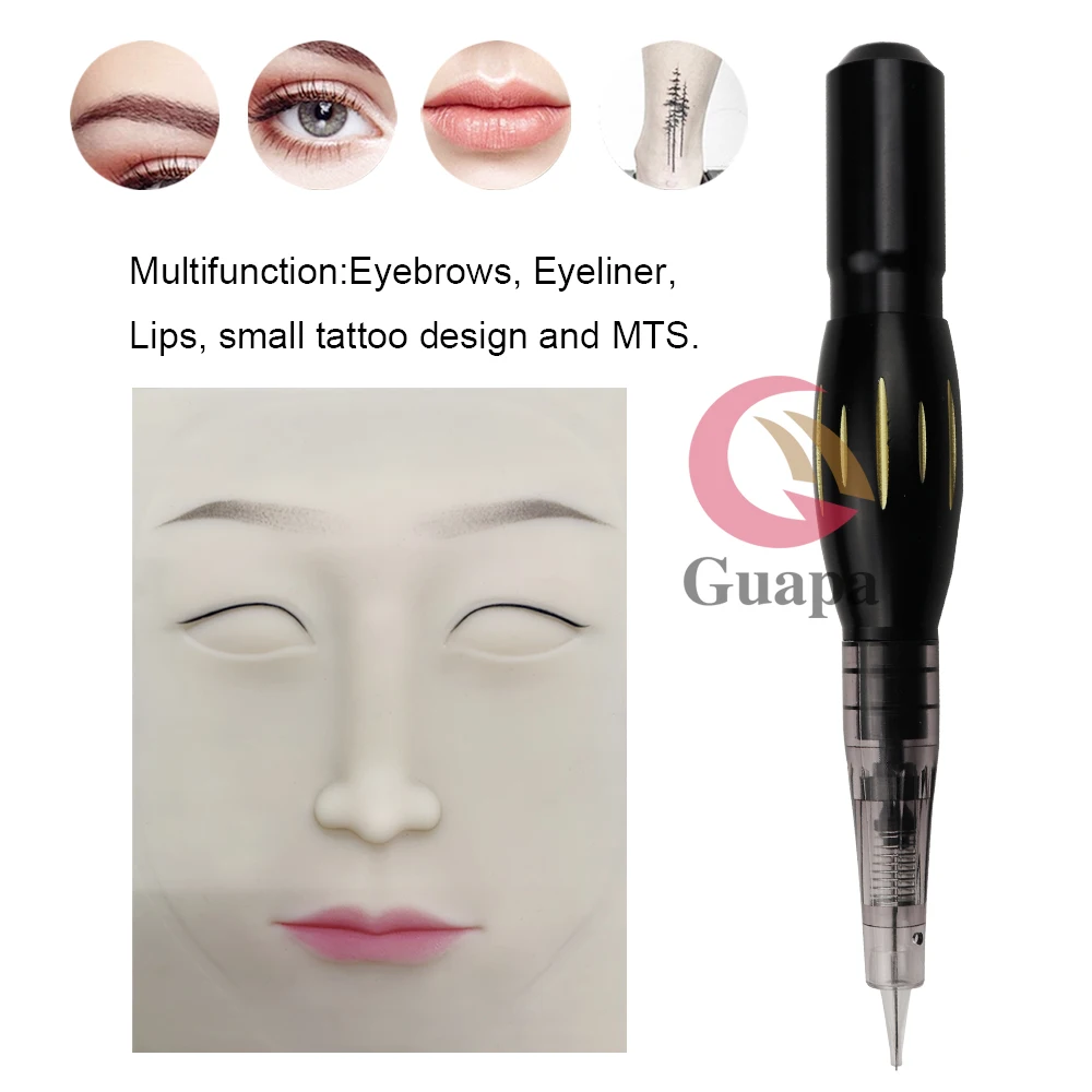 Мини ручка для перманентного макияжа 12 В профессиональная микропигментационная