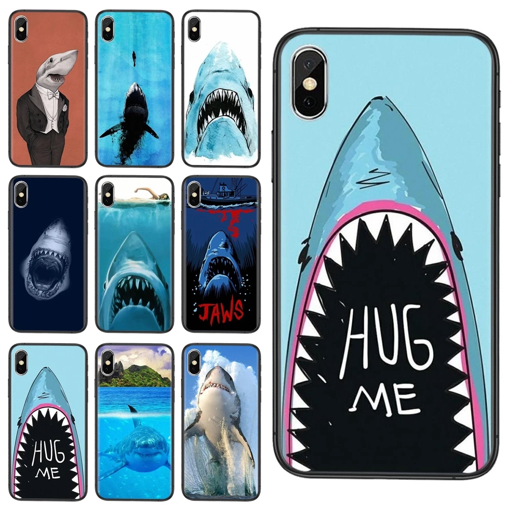 Чехол для телефона из ТПУ Xiaomi Redmi 9 9A 9C 8A Pro Max K40 Plus Jaws Shark|Бамперы| |