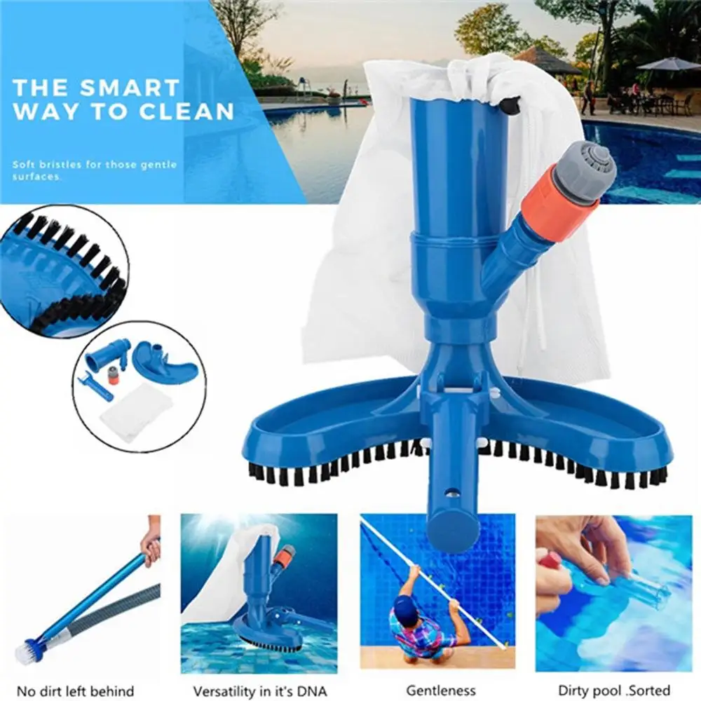

1 PC Pool Vacuums Mini Jet Swimming Pool Pond Vacuum Cleaner Floating Objects Cleaning Brush Tools Pond Fountain Vacuum