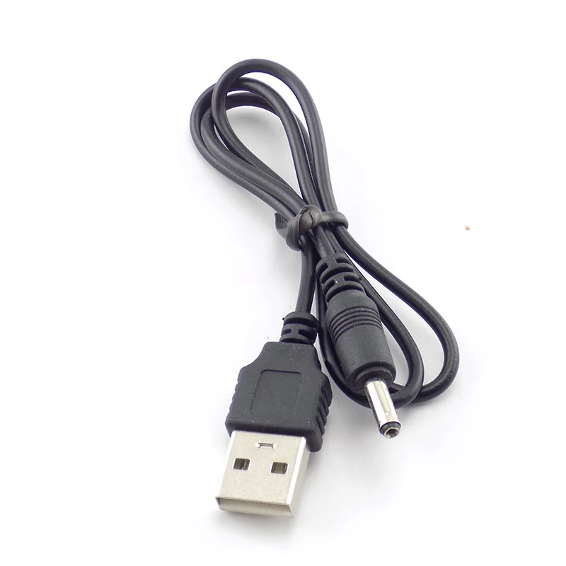 3,5 мм USB DC кабель для зарядки зарядного устройства кабель для вспышки светильник 18650 перезаряжаемая батарея для головной лампы фонарь светильник
