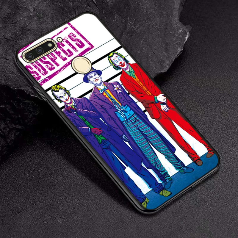 TPUBLK671 Черный ТПУ чехол для телефона Venom Joker, чехол для huawei P Smart iron Man, Бампер для huawei P Smart, чехол PSmart P Smart Z - Цвет: TPUBLK671