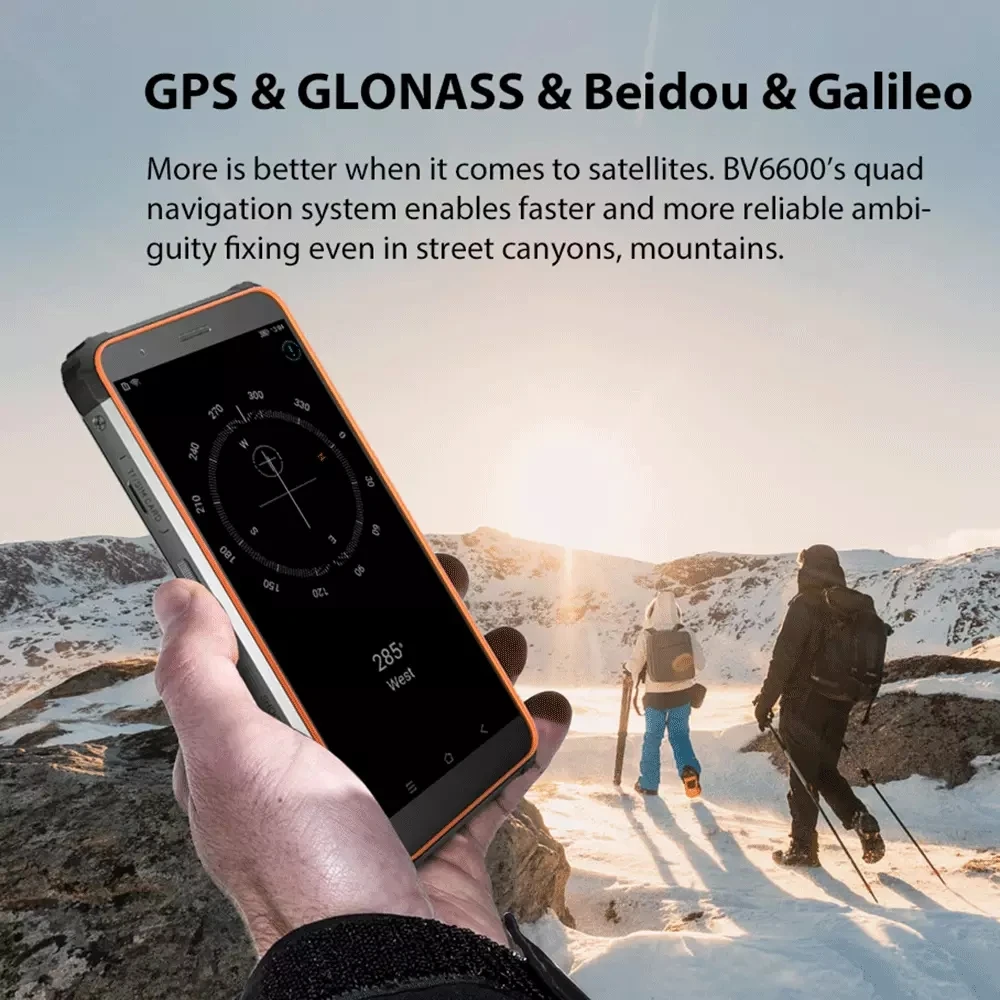 Усиленный смартфон Blackview BV6600 экран 5 7 дюйма 8580 мАч 4 Гб + 64 ГБ Восьмиядерный