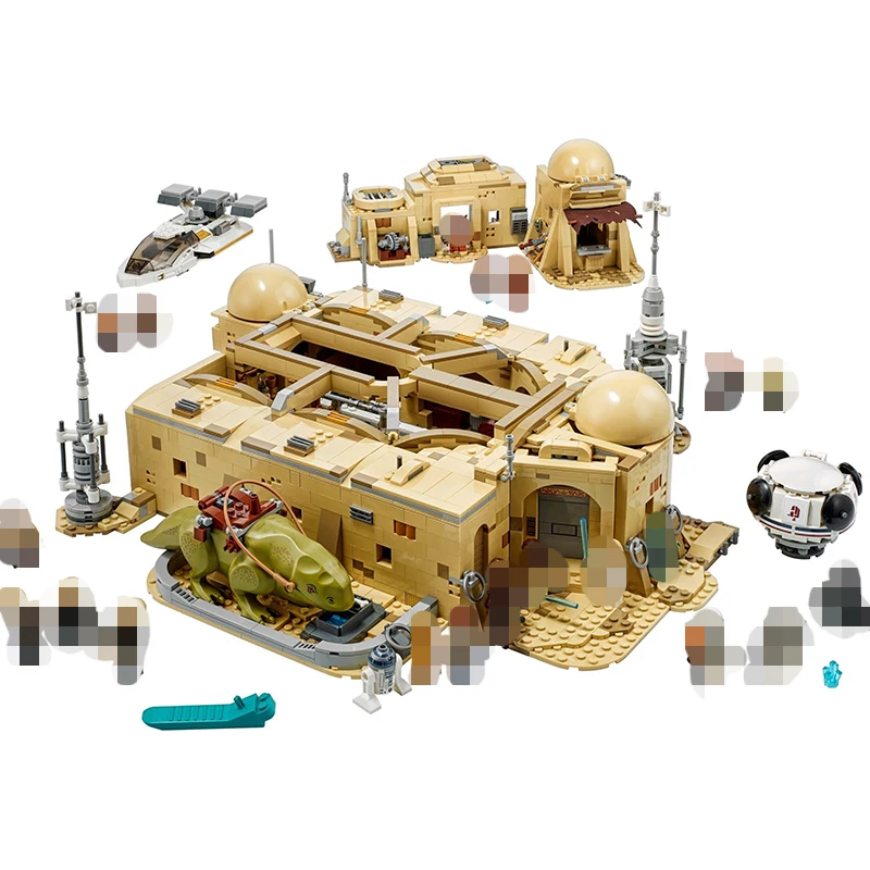 

Building Blocks Compatible with 3187PCS Sky Space Mos Eisley Bistros Wars House Villa Rise Skywalker Fit Bricks Toys