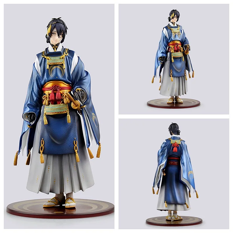 

Аниме-фигурка 23 см Touken Ranbu Online Mikazuki Munechika ПВХ экшн-фигурка Коллекционная модель игрушка