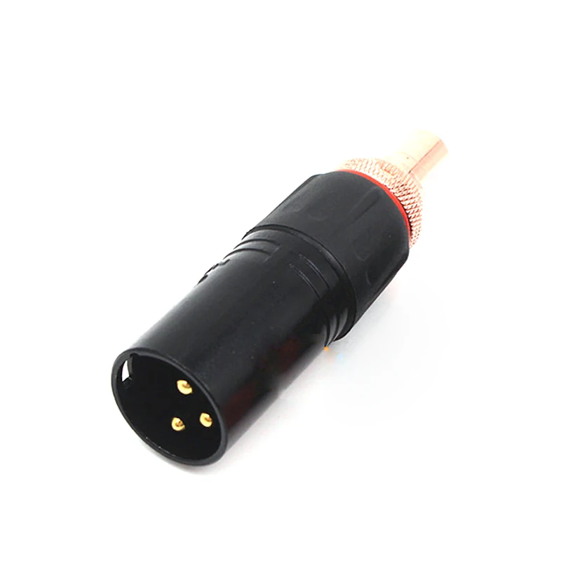 Neutrik XLR к гнездовому адаптеру RCA позолоченный красный разъем для аудиоразъема HIFI-(