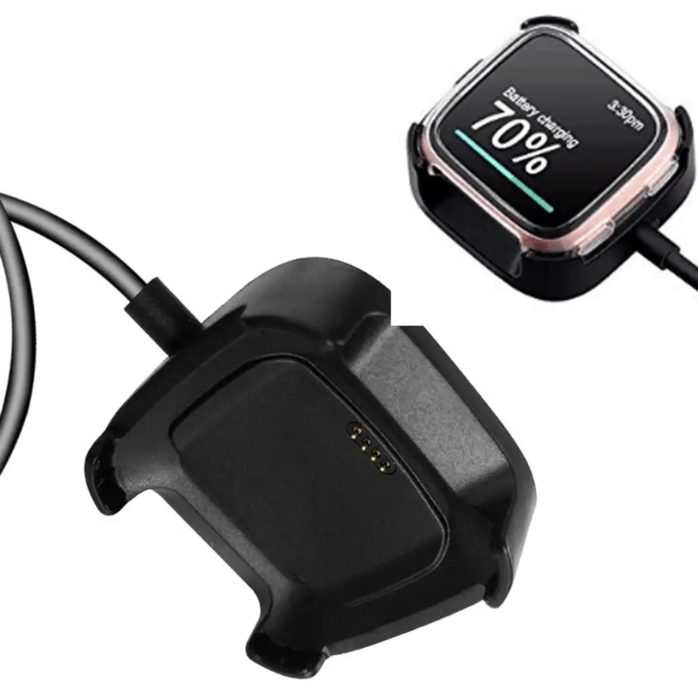 Зарядная подставка для Fitbit умные часы Versa зарядная док станция Замена адаптер