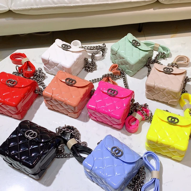 

PVC Jelly Crossbody Bags for Women 2020 Brand Designer Mini Handbags Chains Shoulder Messenger Bag Purses Hand Bag sac a main