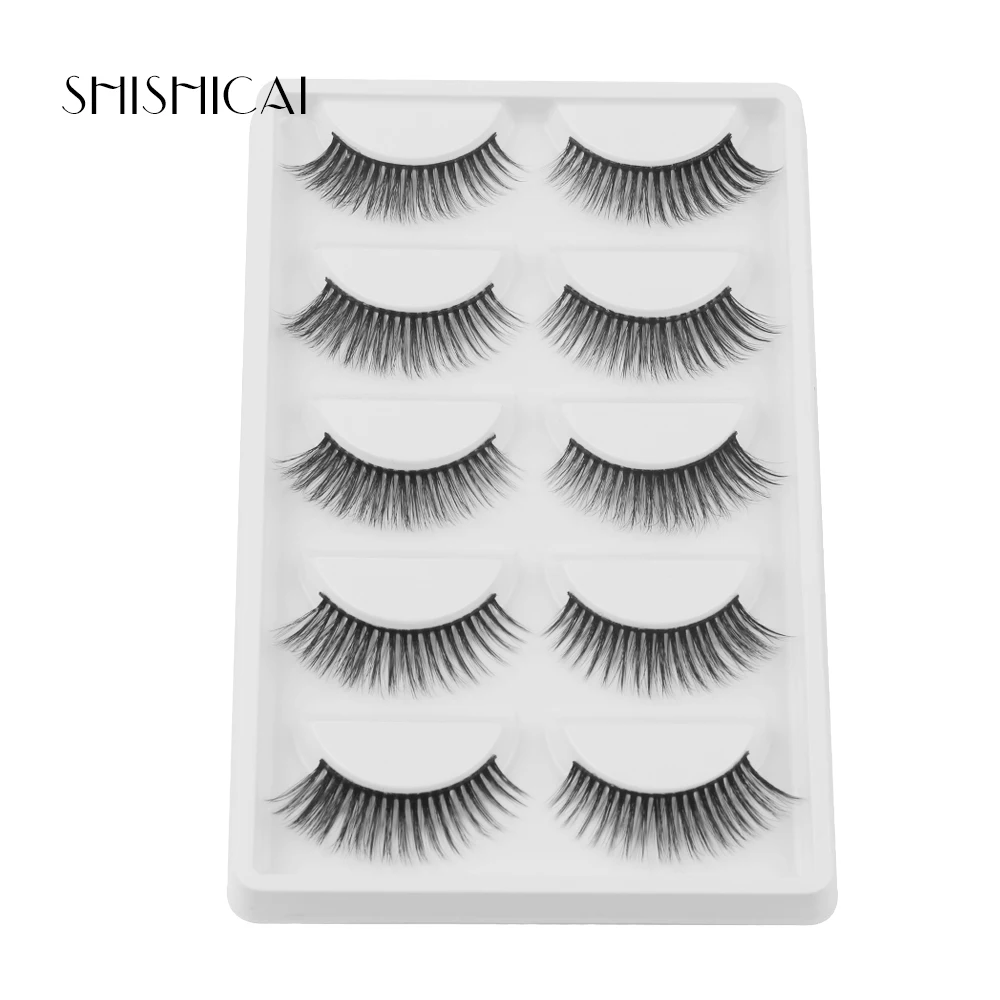 MAGEFY накладные ресницы для наращивания 5 пар 100% наращивание ресниц реального