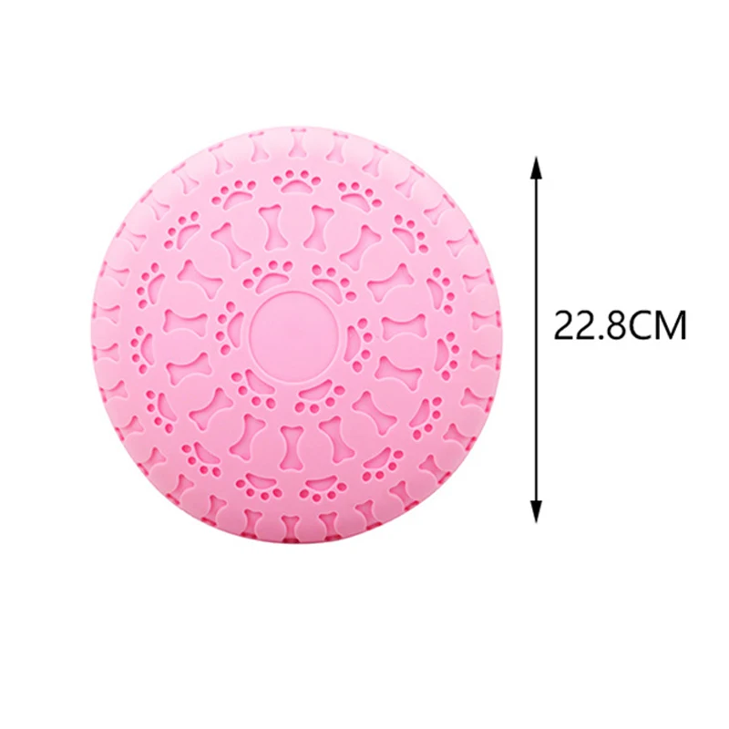 Забавные TPR Материал летающие диски кота собаки игрушка устойчивы для жевания