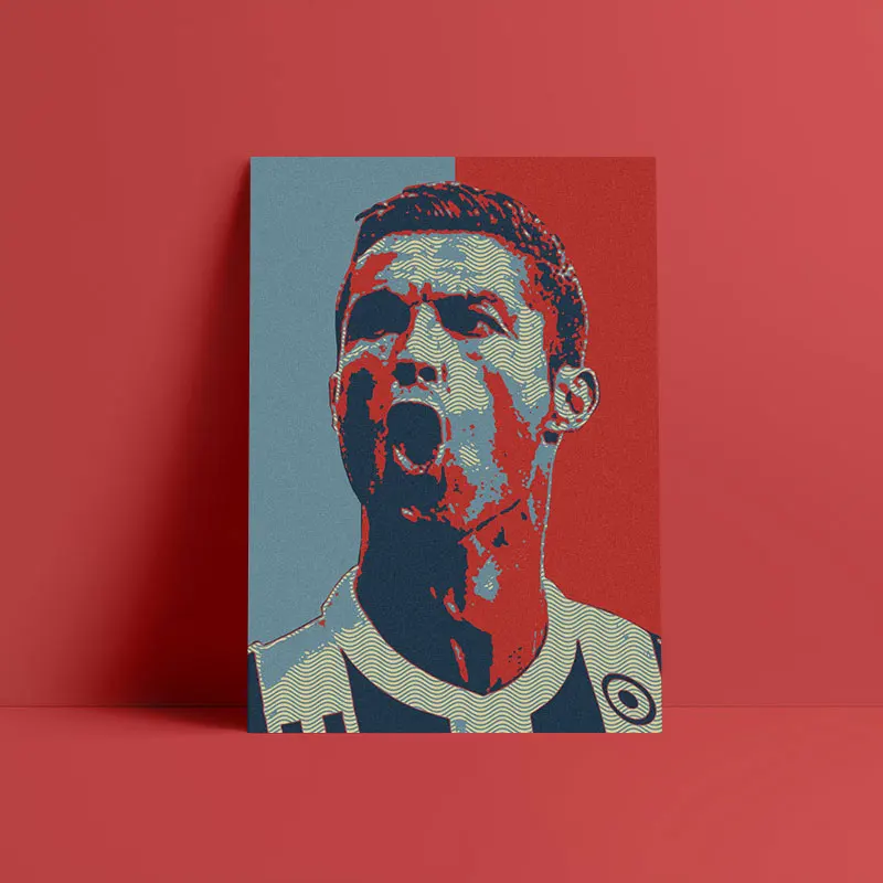 

Cristiano Ronaldo Hopestyle art poster Canvas Wall Art Decoration prints for living Kid Children room Home bedroom decor